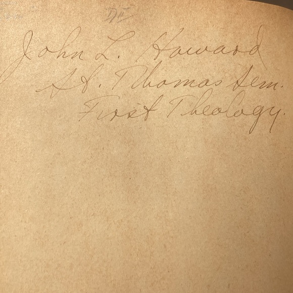 2 volume set on Theology in Latin (1926) - Picture 4 of 6